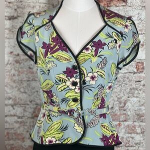 Vintage Nanette Lapore Belted Blouse
